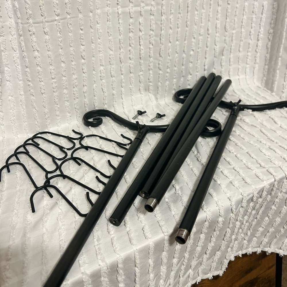 Black Stocking and‎ Ornament Hanger Display